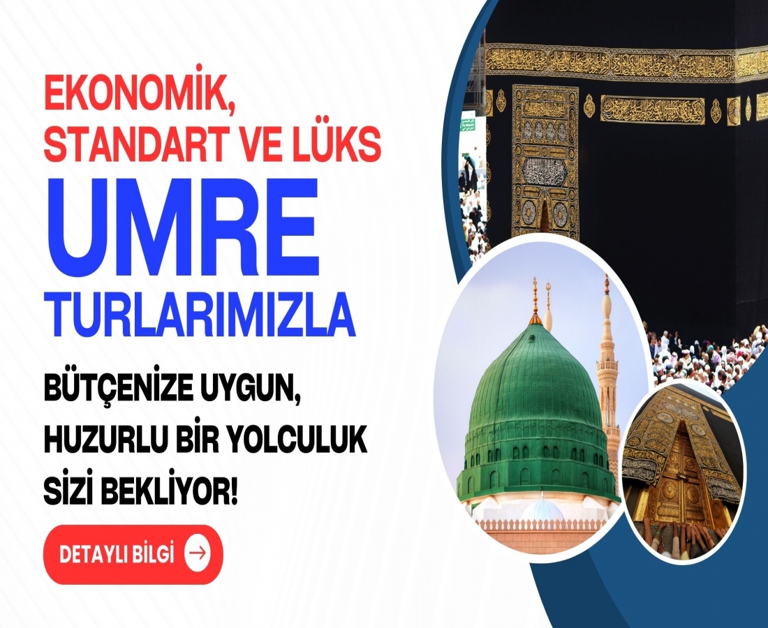 Çubukçu Turizm, Hac & Umre Turları ve Kültür turlarında yıllardır sizlere hizmet vermektedir.